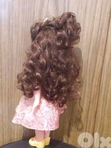 PRINCESS BELLE ANIMATOR DISNEY BEAUTY&THE BEAST+Crown+Shoes great doll 4