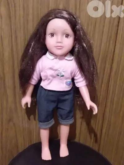 UNEEDA AMERICAN GIRL 47 Cm from BOBAB great large weared doll=23$