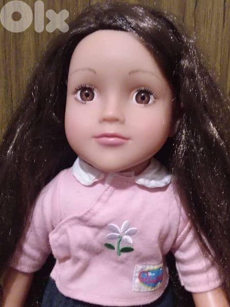 UNEEDA AMERICAN GIRL 47 Cm from BOBAB great large weared doll=23$ 1