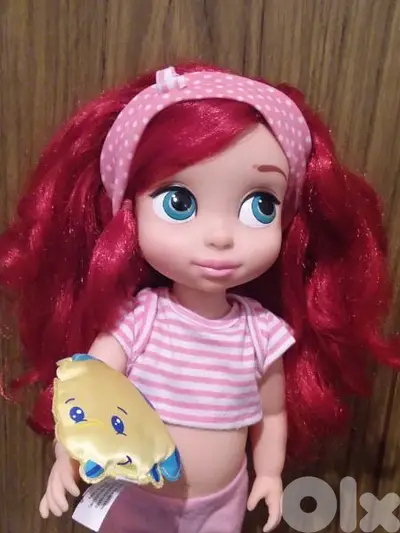 PRINCESS ARIEL ANIMATOR Big-THE LITTLE MERMAID 40Cm Still Good doll=22