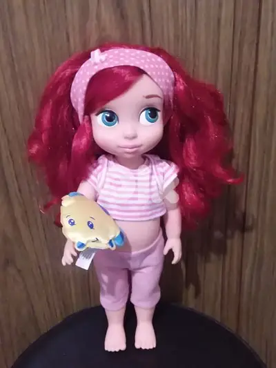 PRINCESS ARIEL ANIMATOR Big-THE LITTLE MERMAID 40Cm Still Good doll=22