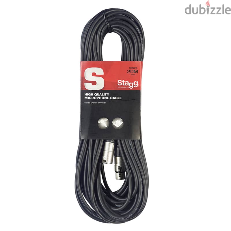 Stagg SMC20 Microphone Cable 0