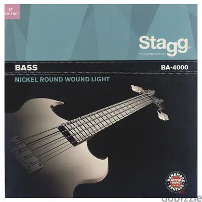 Stagg BA-4000 4-STR BASS SET/NI RND WD/LT
