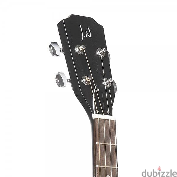 Stagg JN Cask FirkCoal Cigar Box Guitar Sapele Black 2