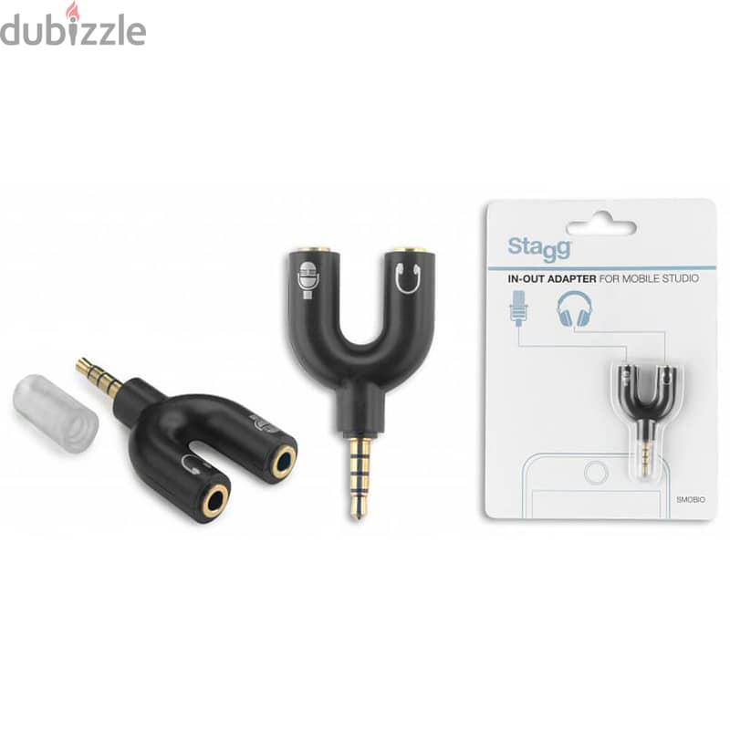 Stagg In/Out Audio Splitter Adapter 0