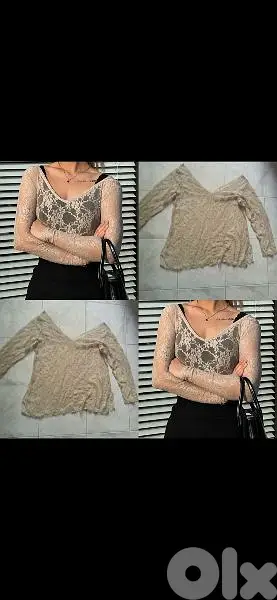 top dentelle kella gold nude s to xxL