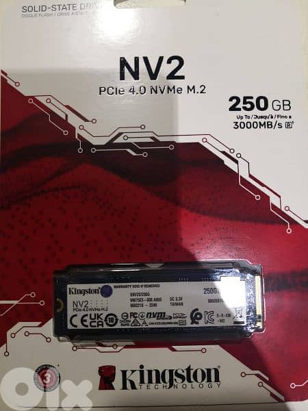 SSD kingston and nvme m. 2 1