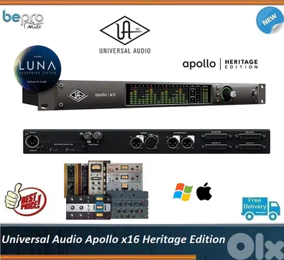 Universal Audio Apollo x16 Heritage Edition,Audio Interface with DSP