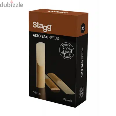 Stagg Saxophone Reeds, Thickness of 2.5mm