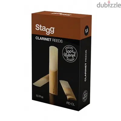 Stagg Clarinet Reeds, Thickness of 1.5mm