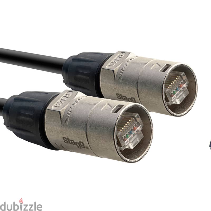 Stagg XCC75ECR 75m Ethercon Cables 1