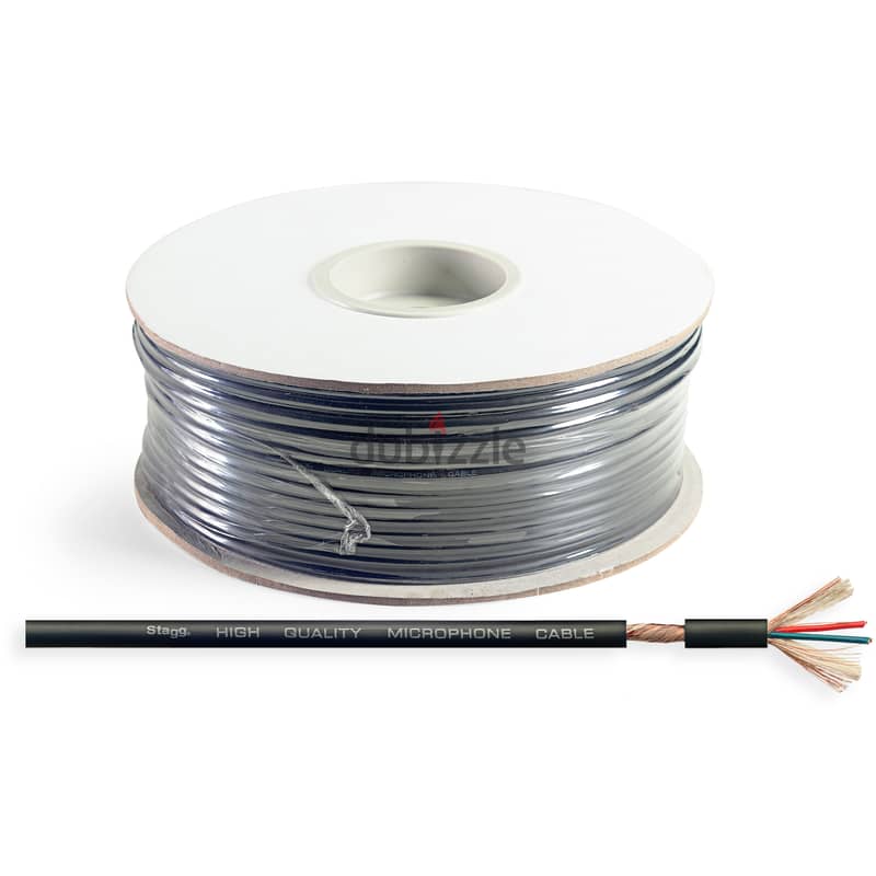 Stagg ROLL M60/2 BKH 100m Microphone Bulk Cable 0