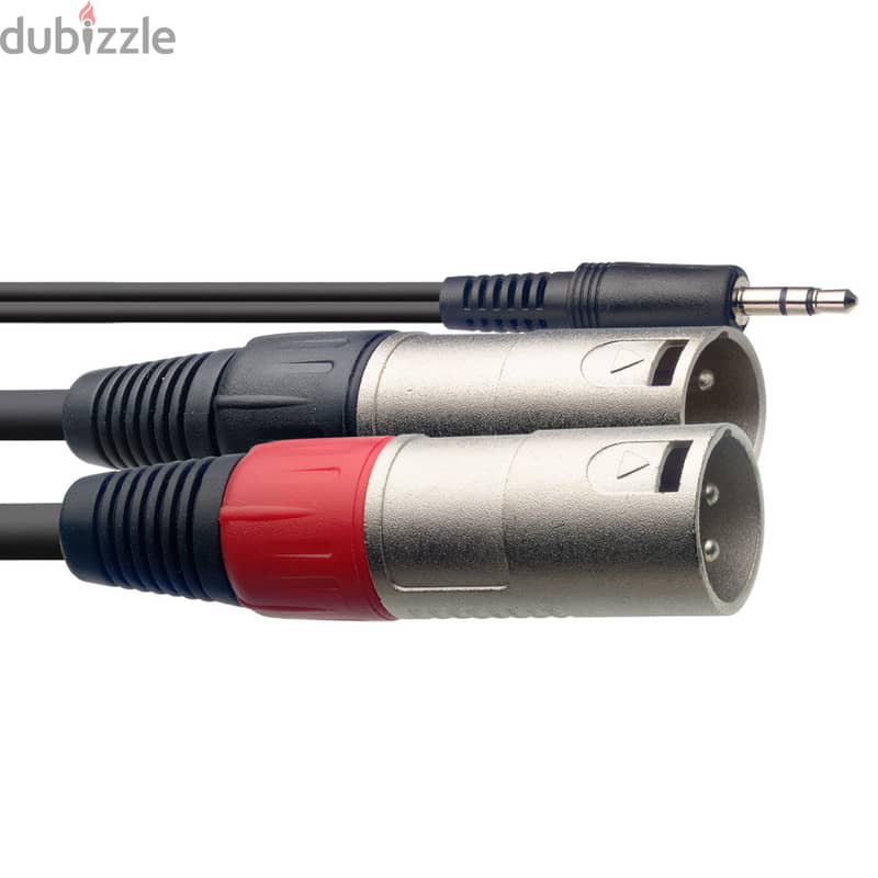Stagg SYC2/MPS2XM 2m Y Cable 1
