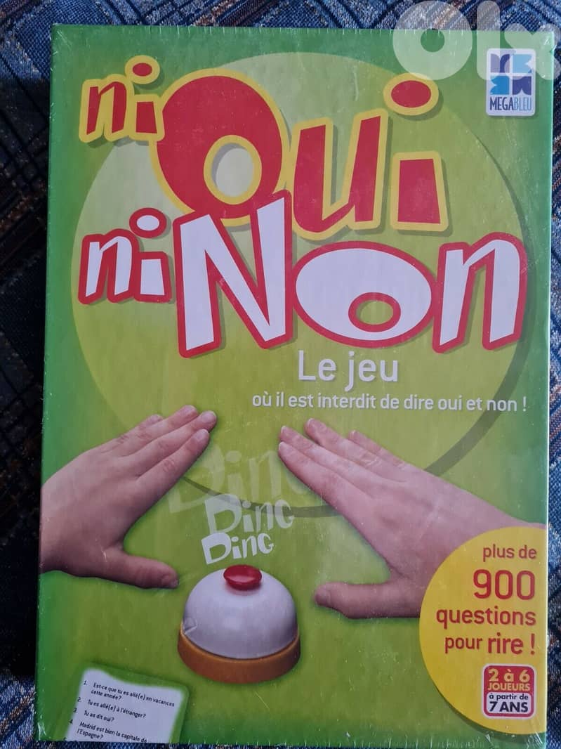ni Oui ni Non French Quiz Family board Game 0