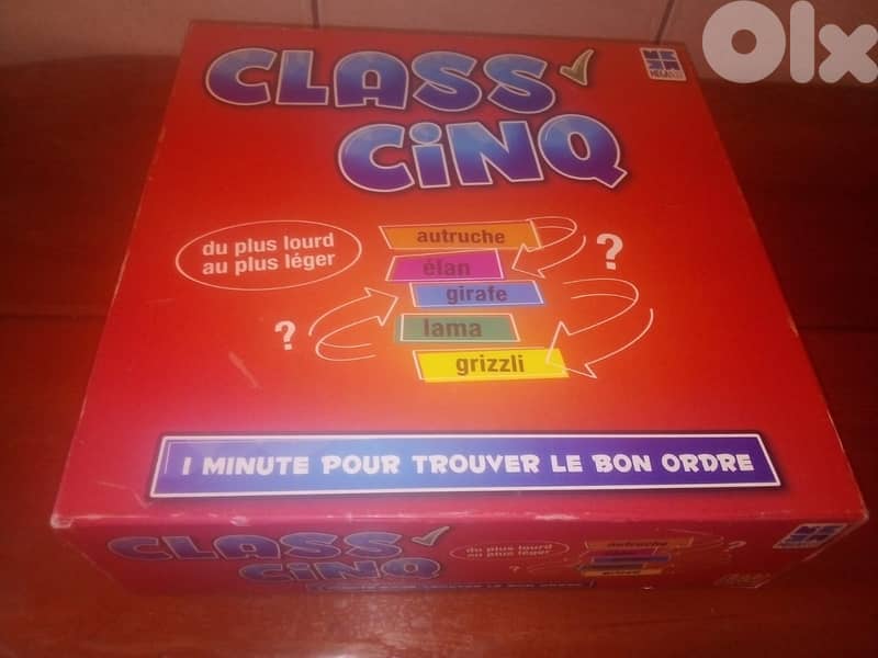 class cinq french board game 0