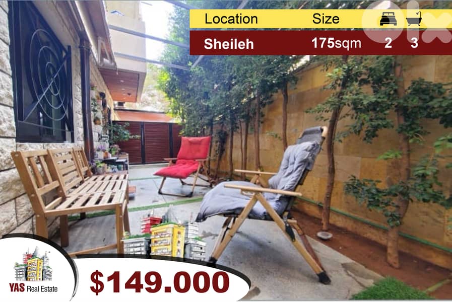 Sheileh 175m2 | 60m2 Terrace | Super Luxury | Perfect Condition |TO 0