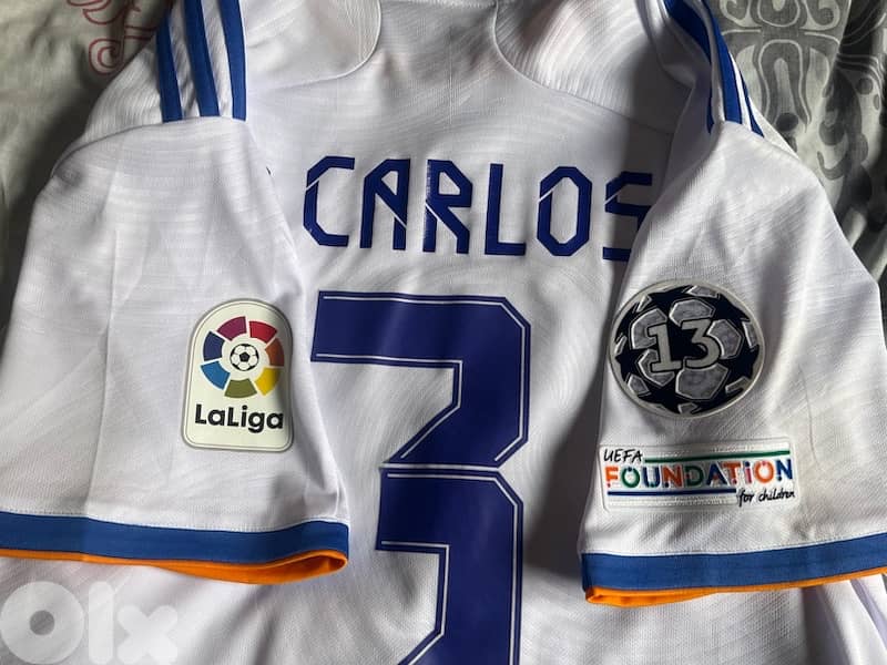 real madrid r carlos 2021/2022 home special edition adidas kit 5