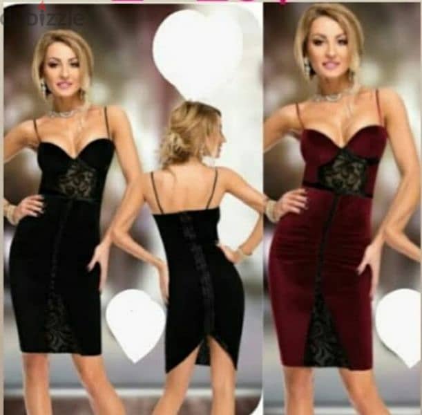 dress metwafer bordo aw aswad s to xL 0