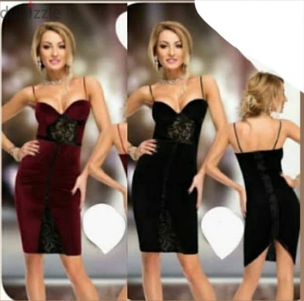 dress metwafer bordo aw aswad s to xL 4