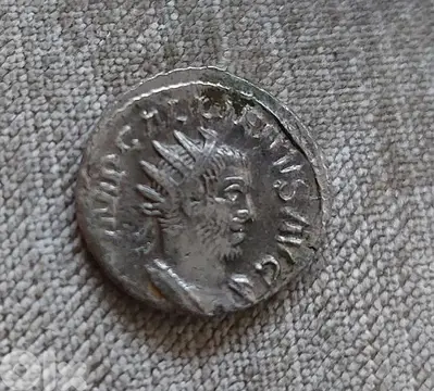 Ancient Roman Coib Silver Billion for Emperor Galerius  (year  295 ).