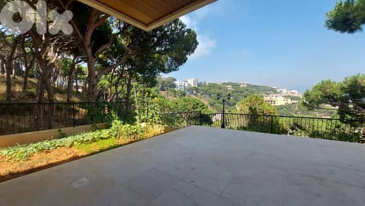 Lux apartment+350m2 garden+View 4 sale Broumana شقة+حديقة للبيع برمانا