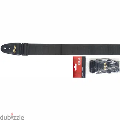 Stagg Black Nylon Guitar Strap