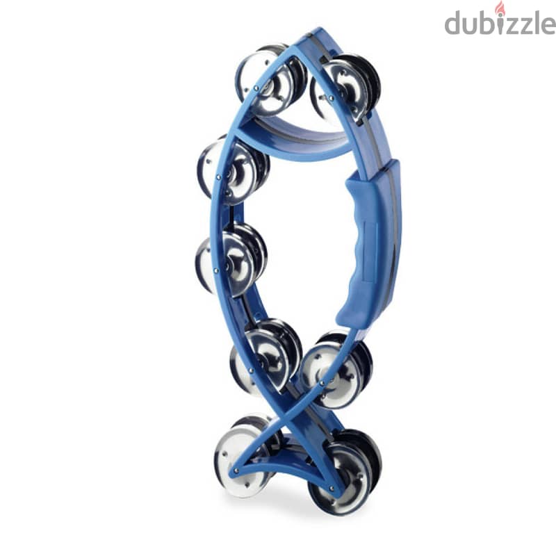 Stagg Fish Tambourine - Blue 0