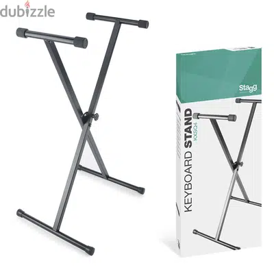 Single Braced X-Style Keyboard Stand - Welded