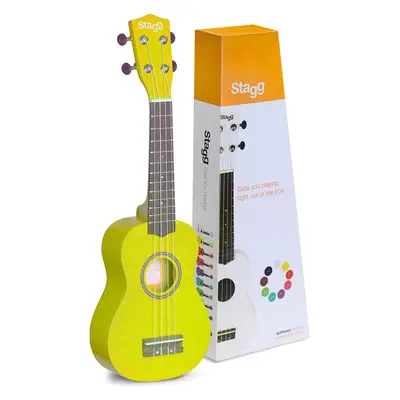 Stagg Soprano Ukulele with nylon gigbag-Lemon