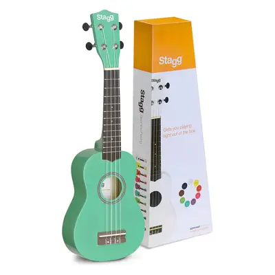 Stagg Soprano Ukulele with nylon gigbag-Grass