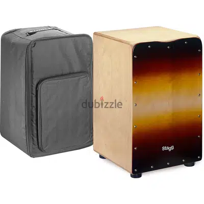 Stagg Medium-Sized Birch Cajon -SB finish Front Board