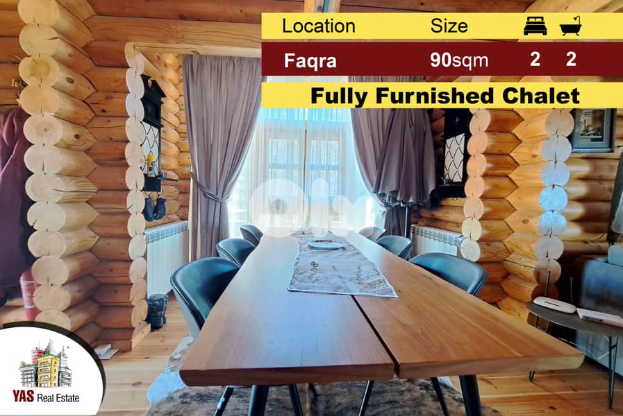 Faqra 90m2 + 40m2 Terrace | Attractive Furnished Chalet | View | DA 0