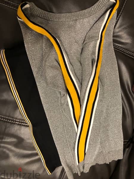 set of clothing, top woth pant, medium size 3