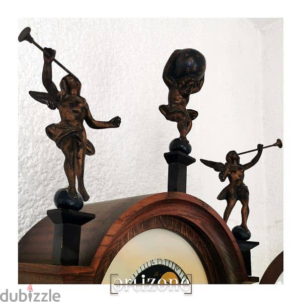 Vintage Frisian Pendulum Wall Clock 6