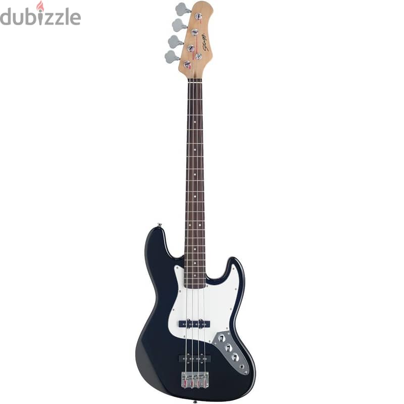 Stagg B300-BK Standard J Bass Guitar - Black 0