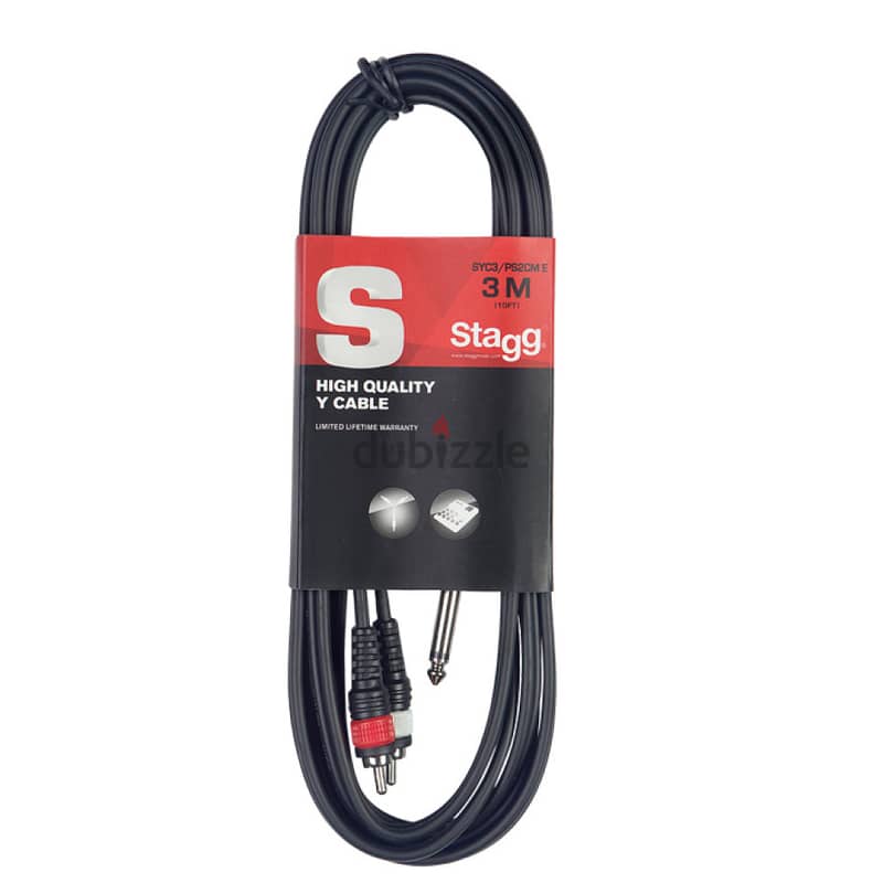 Stagg SYC2/PS2CM E 2m Y Cable 0