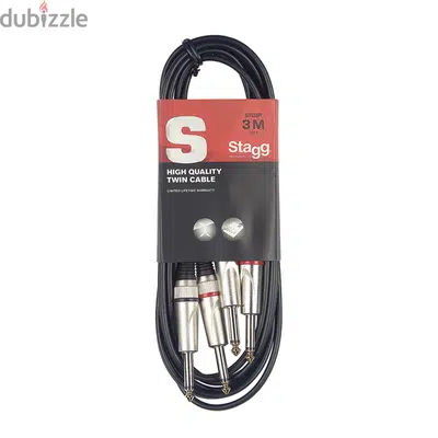 Stagg STC3P 3m Twin Cable