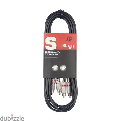 Stagg STC3C 3M Twin Cable