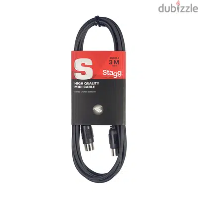 Stagg SMD3 E 3m Midi Cable