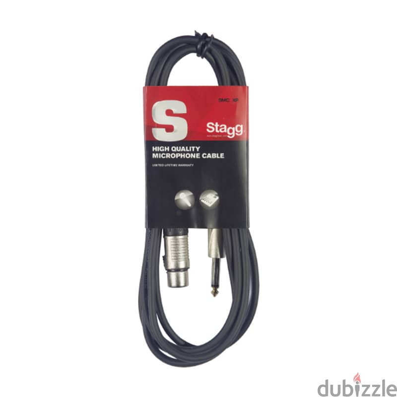 Stagg SMC3XP 3m Microphone Cable 0