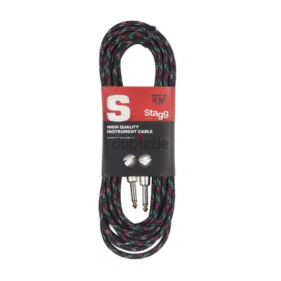 Stagg SGC6VT BK Vintage 6m Instrument Cable