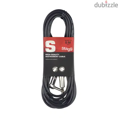Stagg SGC6PL DL Heavy Duty 6m Instrument Cable