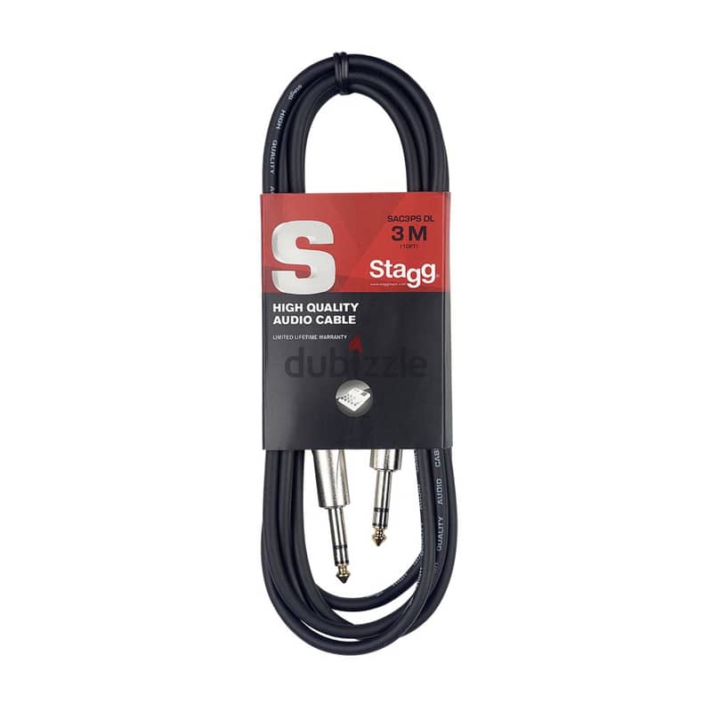 Stagg SAC3PS DL 3m Audio Cable 0