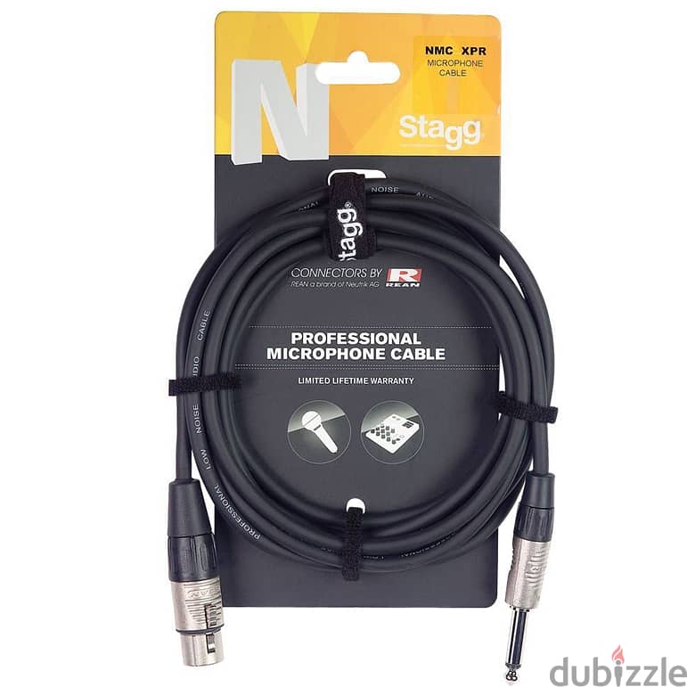 Stagg NMC6XPR 6m Microphone Cable 0