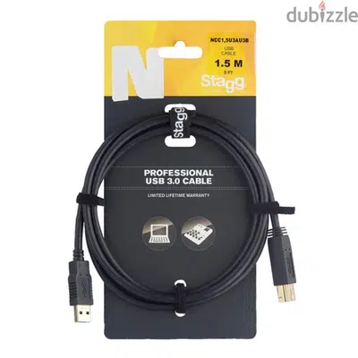 Stagg NCC1,5U3AU3B 1,5m USB 3.0 Cable