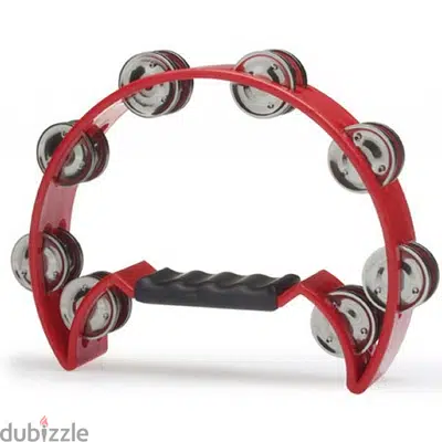 Stagg TAB-2 Half Moon Tambourine - Red
