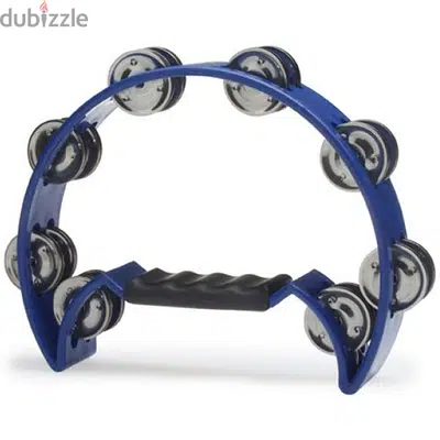Stagg TAB-2 Half Moon Tambourine - Blue