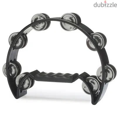 Stagg TAB-2 Half Moon Tambourine - Black