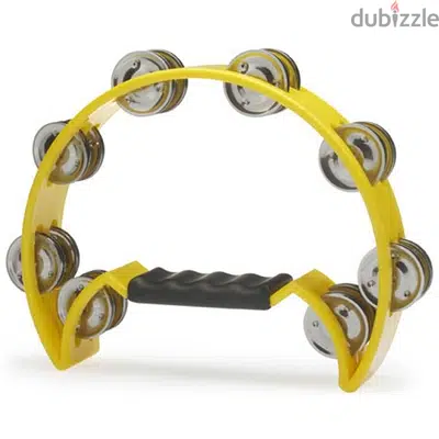 Stagg TAB-2 Cutaway Tambourine - Yellow