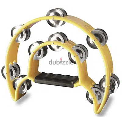 Stagg TAB-1 Cutaway Tambourine - Yellow Stagg TAB-1 Cutaway Tambourine - Yellow